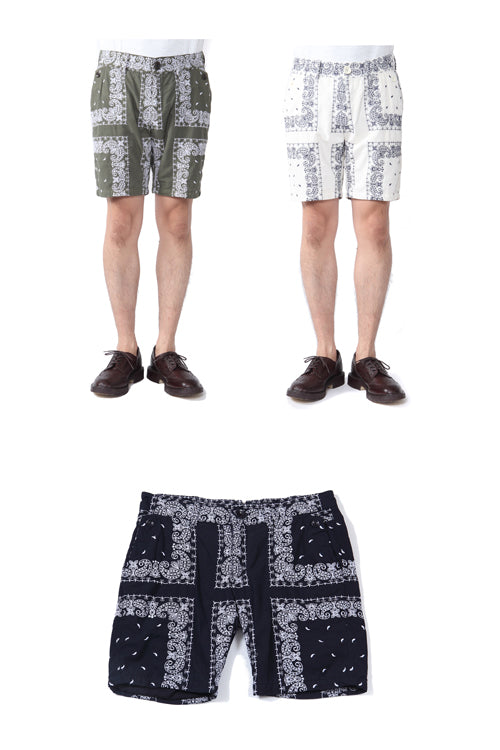 2018 S/S TMT BANDANA EMBROIDERY SHORTS – Lotus