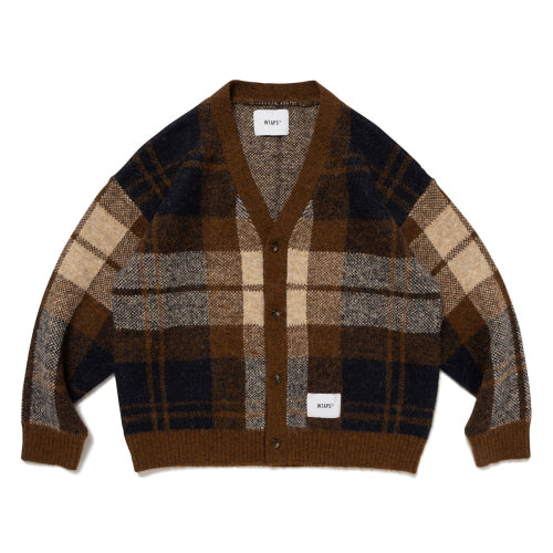 23AW Wtaps Palmer Sweater Poly ブラウン L 23AW Wtaps Palmer