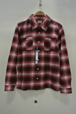 2014 A/W MARBLES L/SL OMBRE CHECK SHIRTS RED