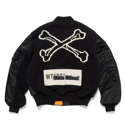 2025 A/W WTAPS MA-1 CORE SPEC / JACKET / NYLON. TWILL. ALPHA INDUSTRIES