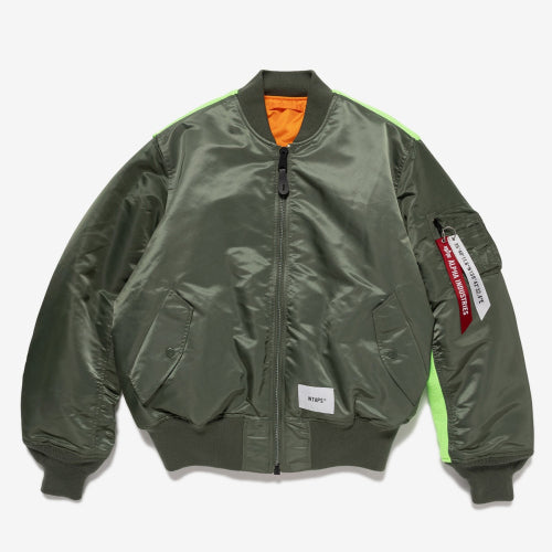 2025 A/W WTAPS MA-1 CORE SPEC / JACKET / NYLON. TWILL. ALPHA INDUSTRIES