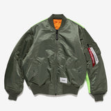 2025 A/W WTAPS MA-1 CORE SPEC / JACKET / NYLON. TWILL. ALPHA INDUSTRIES