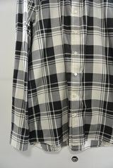 2016 S/S GalaabenD 100/2プレミアムオックスチェック SH OFFWHITE×BLACK