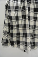 2016 S/S GalaabenD 100/2プレミアムオックスチェック SH OFFWHITE×BLACK