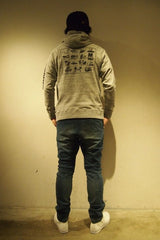 2017 S/S M washed pullover parka (M×okitsu surfbards×Mie ishii) heather gray