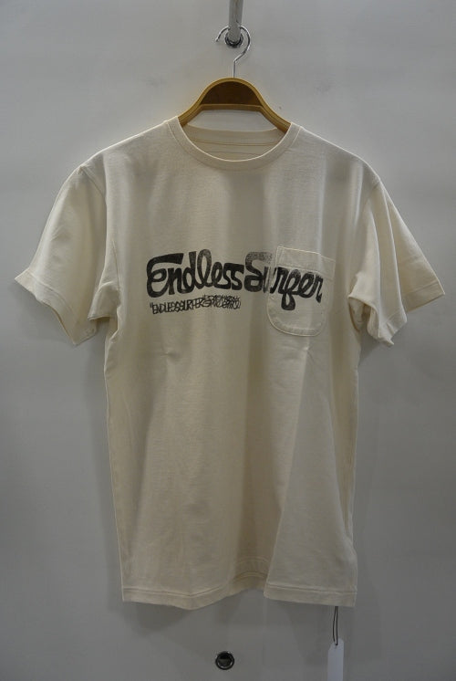 2017 S/S M crew neck t-shirts (back bone) used white