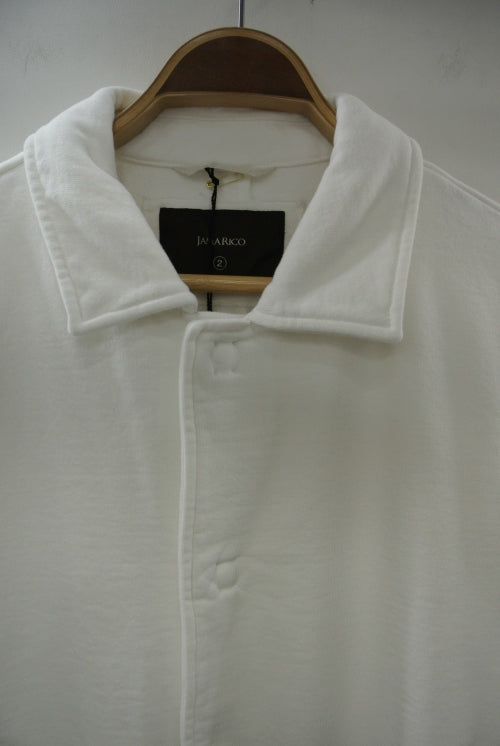 2015 S/S JAMA RICO SWEAT STEIN CLLAR COAT WHITE