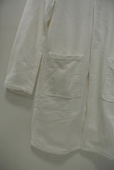 2015 S/S JAMA RICO SWEAT STEIN CLLAR COAT WHITE