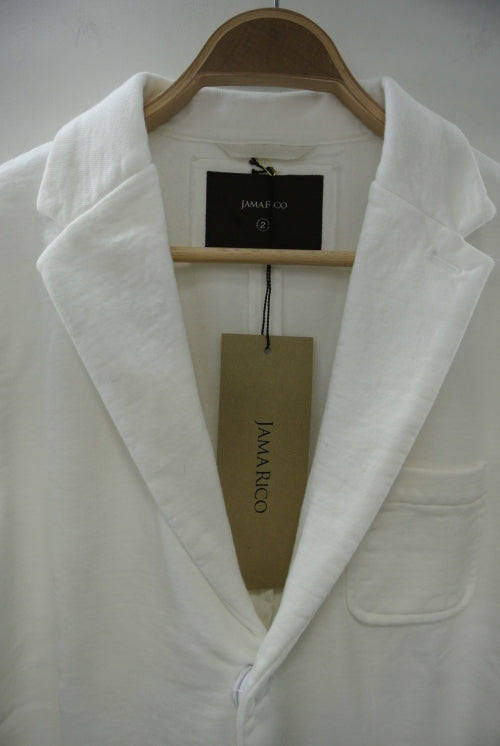 2015 S/S JAMA RICO SWEAT JACKET WHITE