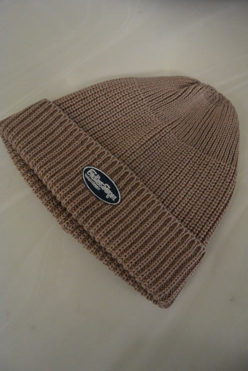 2017 S/S M used wash cotton watch cap indigo light