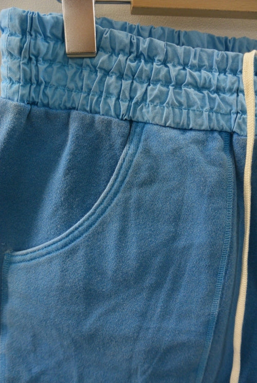 2017 S/S TMT PIGMENT DYED FRENCH TERRY SHORTS TURQUOISE