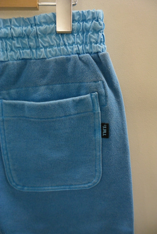 2017 S/S TMT PIGMENT DYED FRENCH TERRY SHORTS TURQUOISE