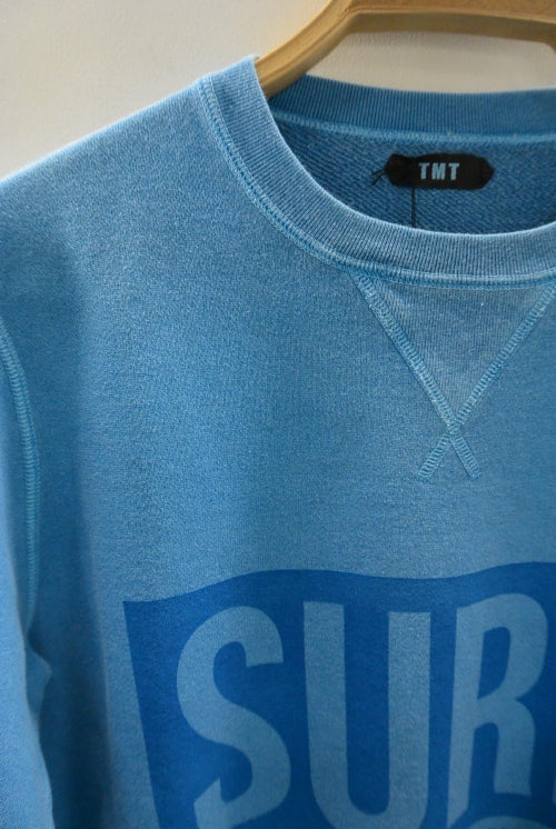 2017 S/S TMT PIGMENT DYED FRENCH TERRY CREW NECK PULLOVER TURQUOISE