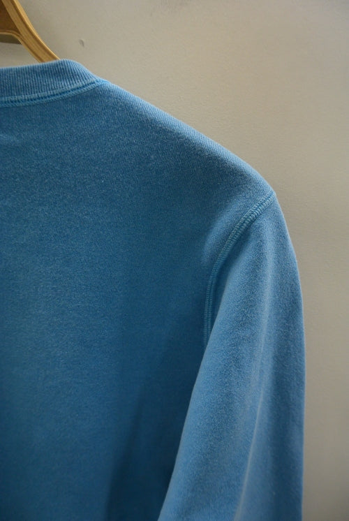 2017 S/S TMT PIGMENT DYED FRENCH TERRY CREW NECK PULLOVER TURQUOISE
