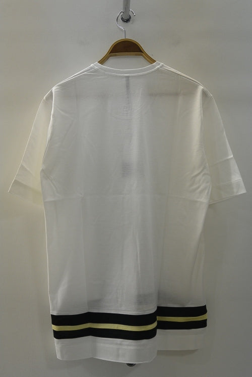 2018 S/S GalaabenD プライマリー天竺hem line loose O.WHITE×BLACK×YELLOW