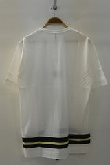 2018 S/S GalaabenD プライマリー天竺hem line loose O.WHITE×BLACK×YELLOW