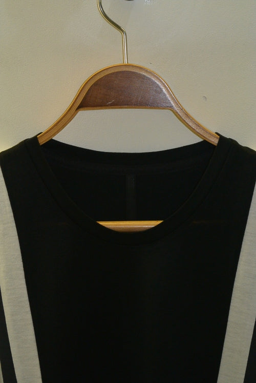 2018 S/S GalaabenD プライマリー天竺stripe loose BLACK×O.WHITE×GRAY