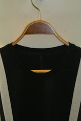 2018 S/S GalaabenD プライマリー天竺stripe loose BLACK×O.WHITE×GRAY