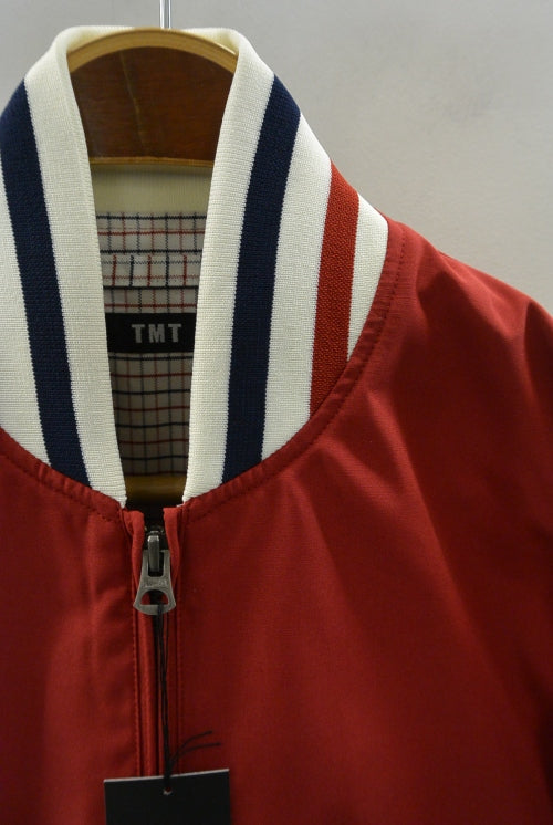 2017 S/S TMT TORICOLORE RIB BLOUSON RED