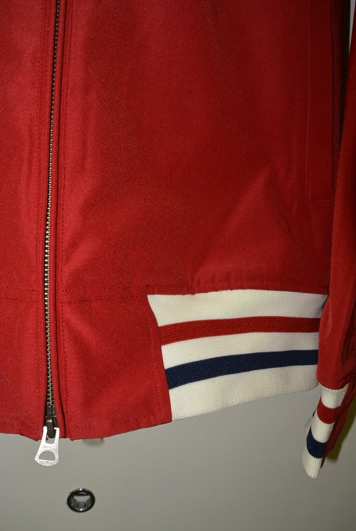 2017 S/S TMT TORICOLORE RIB BLOUSON RED
