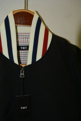2017 S/S TMT TORICOLORE RIB BLOUSON BLACK
