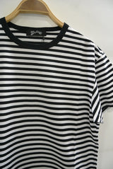 2016 S/S MARBLES S/S Round Border Tee BLACK×WHITE