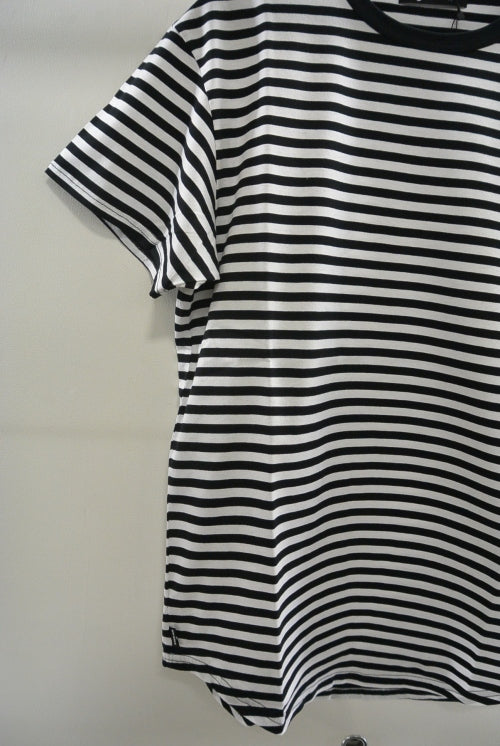 2016 S/S MARBLES S/S Round Border Tee BLACK×WHITE