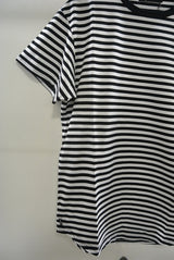 2016 S/S MARBLES S/S Round Border Tee BLACK×WHITE