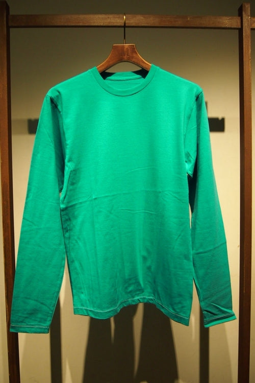 2016 S/S M l/s crew neck t-shirts regular earth green