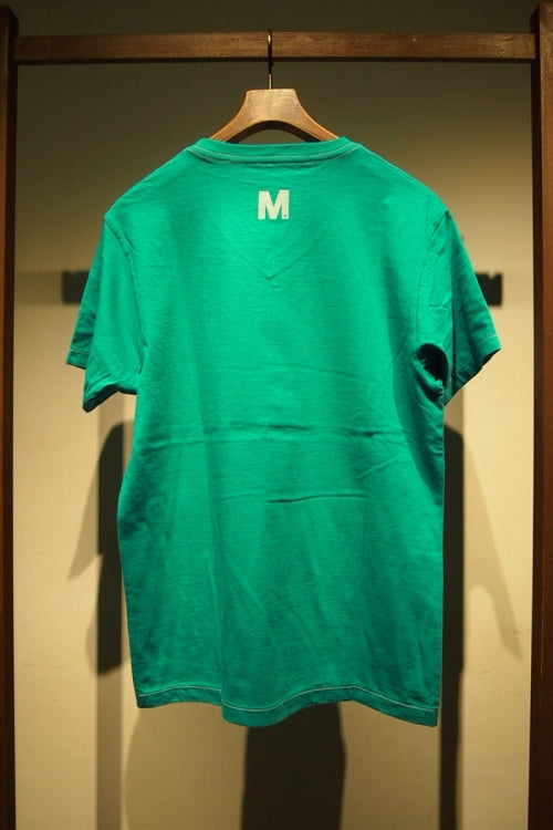 2016 S/S M v-neck t-shirts regular earth green