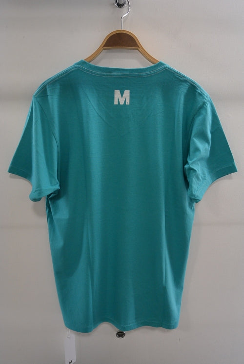 2016 S/S M v-neck t-shirts regular earth green