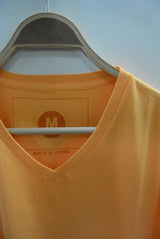 2016 S/S M v-neck t-shirts regular orange