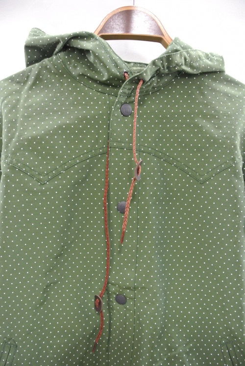 2015 S/S TMT DOT HOODED BLOUSON GREEN