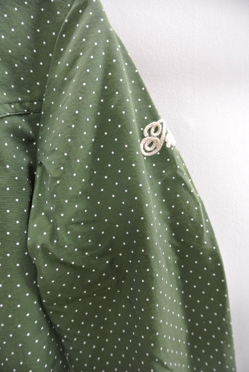 2015 S/S TMT DOT HOODED BLOUSON GREEN