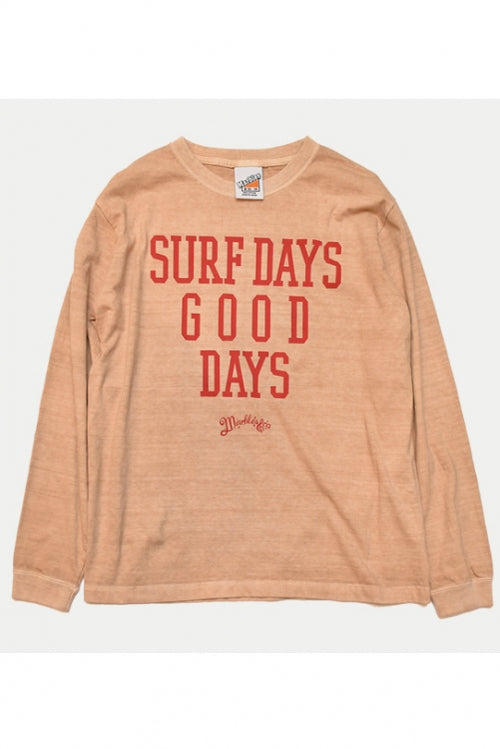 2017 S/S MARBLES SURF DAYS GOOD DAYS L/S T-SHIRT