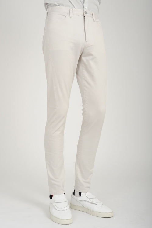2015 S/S LAD MUSICIAN SKINNY PANTS WHITE GRAY