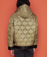 2020 S/S NUMBER (N)INE QUILTED RIPSTOP HOODED JACKET