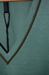 2014 S/S GalaabenD 60/2ギザリヨセル天竺 V neck GREEN