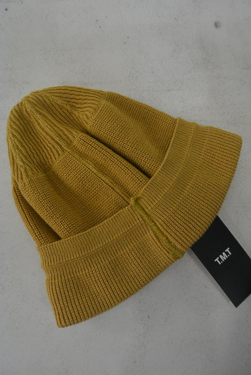 2017 S/S TMT COTTON NAVY WATCH CAP MUSTARD