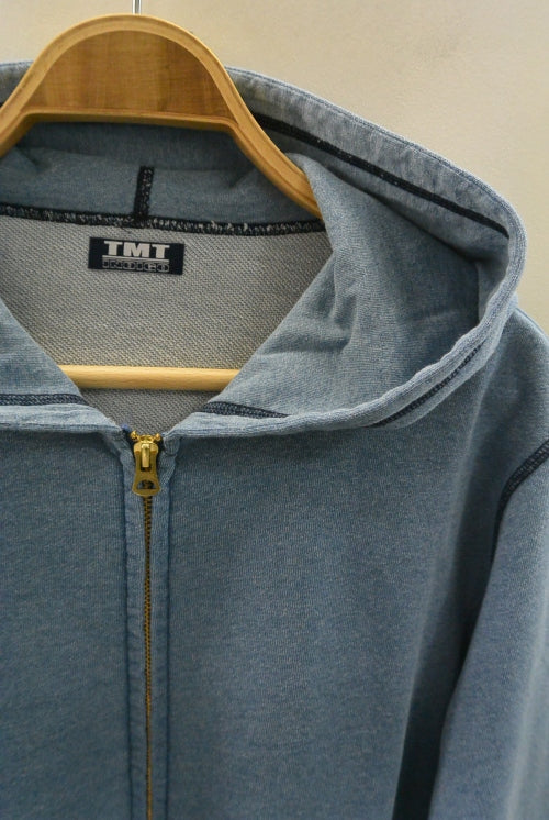 2017 S/S TMT INDIGO FRENCH TERRY ZIP PARKA INDIGO LIGHT