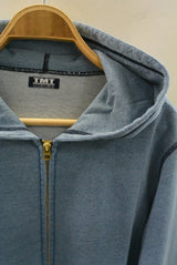 2017 S/S TMT INDIGO FRENCH TERRY ZIP PARKA INDIGO LIGHT