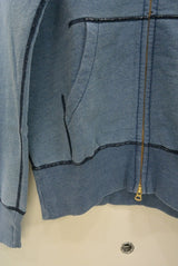 2017 S/S TMT INDIGO FRENCH TERRY ZIP PARKA INDIGO LIGHT