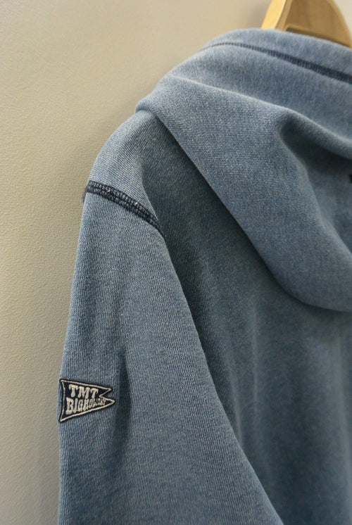 2017 S/S TMT INDIGO FRENCH TERRY ZIP PARKA INDIGO LIGHT