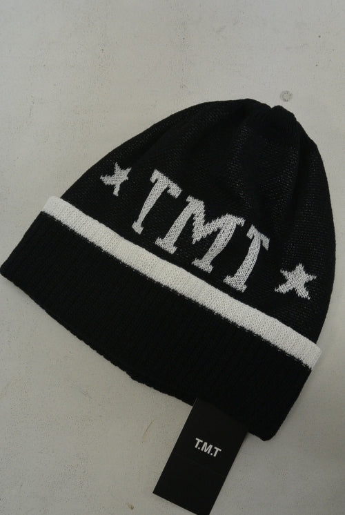 2016 S/S TMT LINE KNIT CAP BLACK