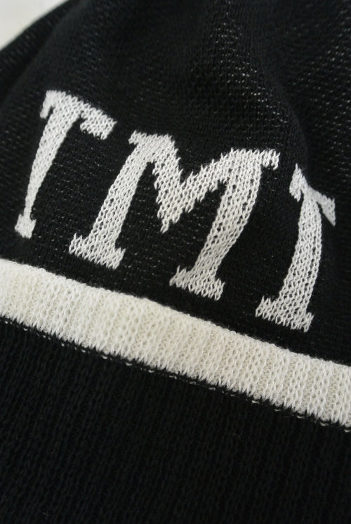 2016 S/S TMT LINE KNIT CAP BLACK