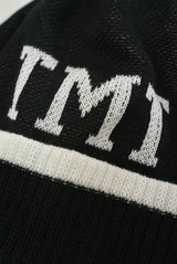 2016 S/S TMT LINE KNIT CAP BLACK