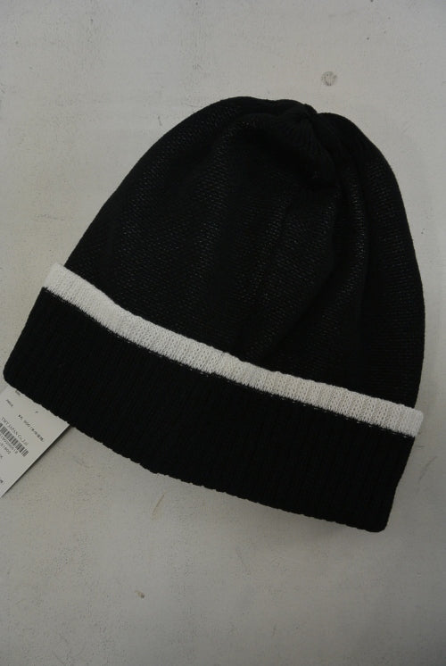 2016 S/S TMT LINE KNIT CAP BLACK