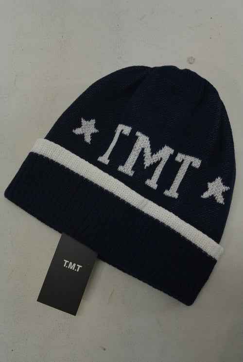 2016 S/S TMT LINE KNIT CAP NAVY