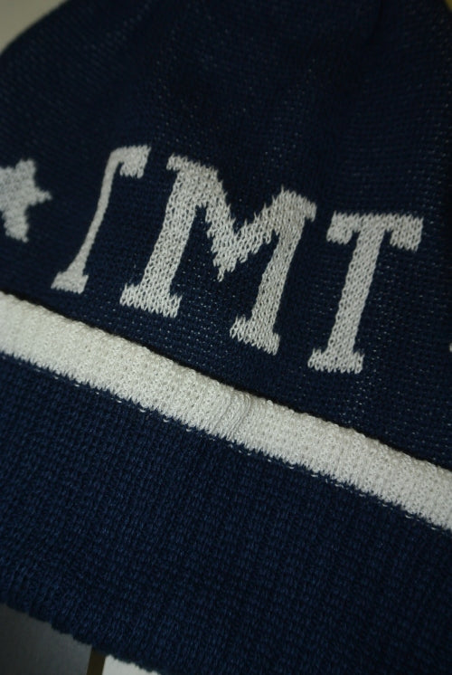 2016 S/S TMT LINE KNIT CAP NAVY