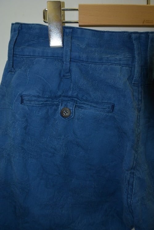 2016 S/S TMT INDIGO JACQUARD SHORTS INDIGO LIGHT